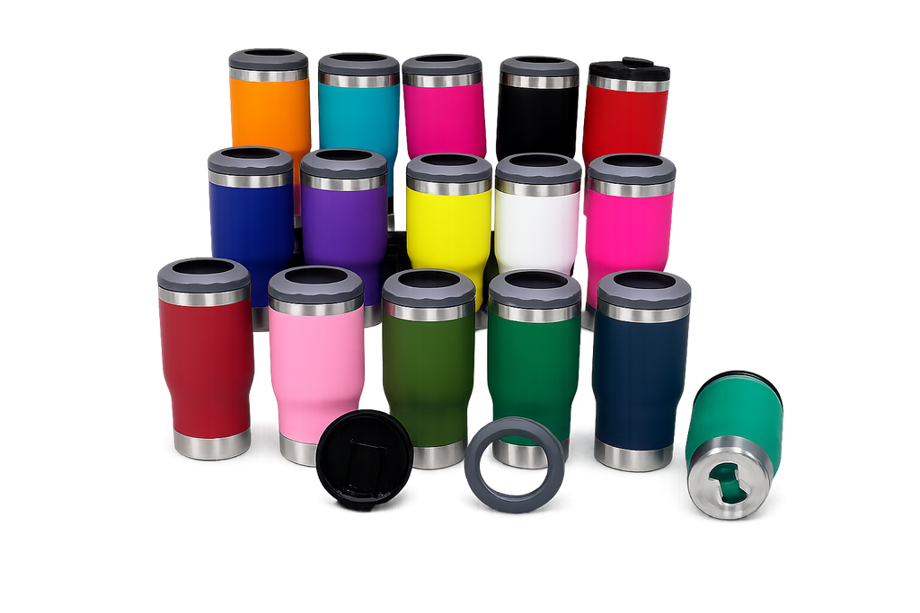 Portabote 4 en 1 para Latas, Termos y Botellas | Organizador Portavasos