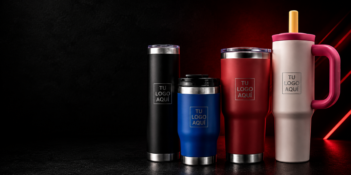 Modelos de termos para personalizar con tu marca