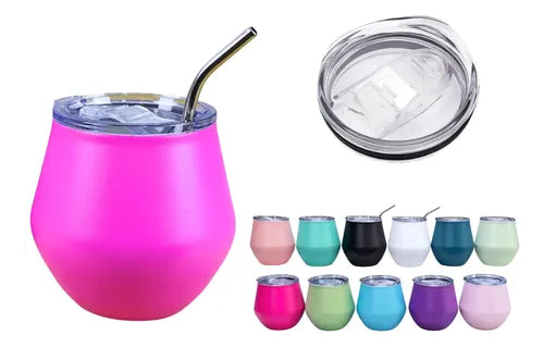 Whiskero Diamante FAB23 410ml | Vaso Térmico de Acero Inoxidable con Popote