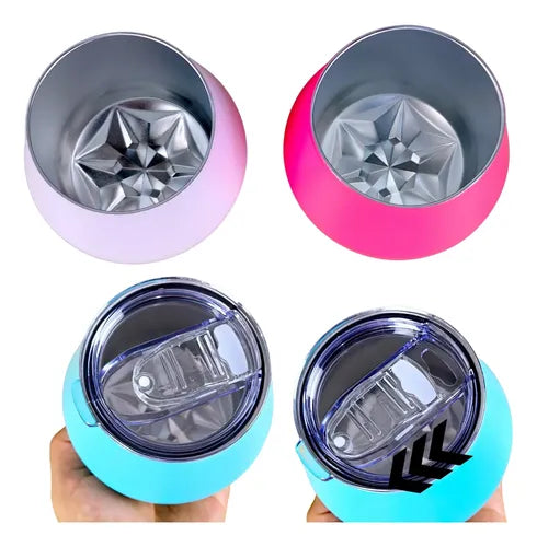 Whiskero Diamante FAB23 410ml | Vaso Térmico de Acero Inoxidable con Popote