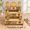Altar de muertos de MDF para personalizar, se entrega desarmado y sin pintar