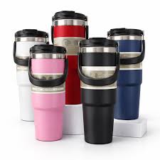 Termo 30oz Tipo Stanley con Agarradera Colgante | Acero Inoxidable