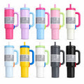 Termo RR40 40oz con Asa y Popote | Acero Inoxidable Doble Pared al Vacío