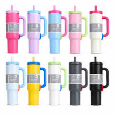 Termo RR40 40oz con Asa y Popote | Acero Inoxidable Doble Pared al Vacío