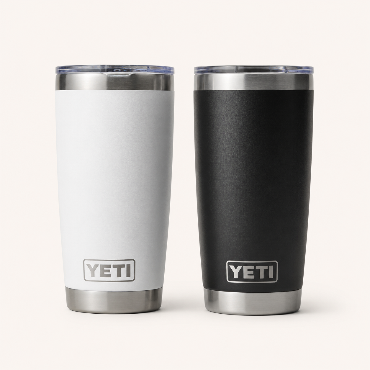 Termo Premium Tipo YETI 20 oz – Blanco y Negro