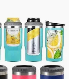 Portabote 4 en 1 para Latas, Termos y Botellas | Organizador Portavasos
