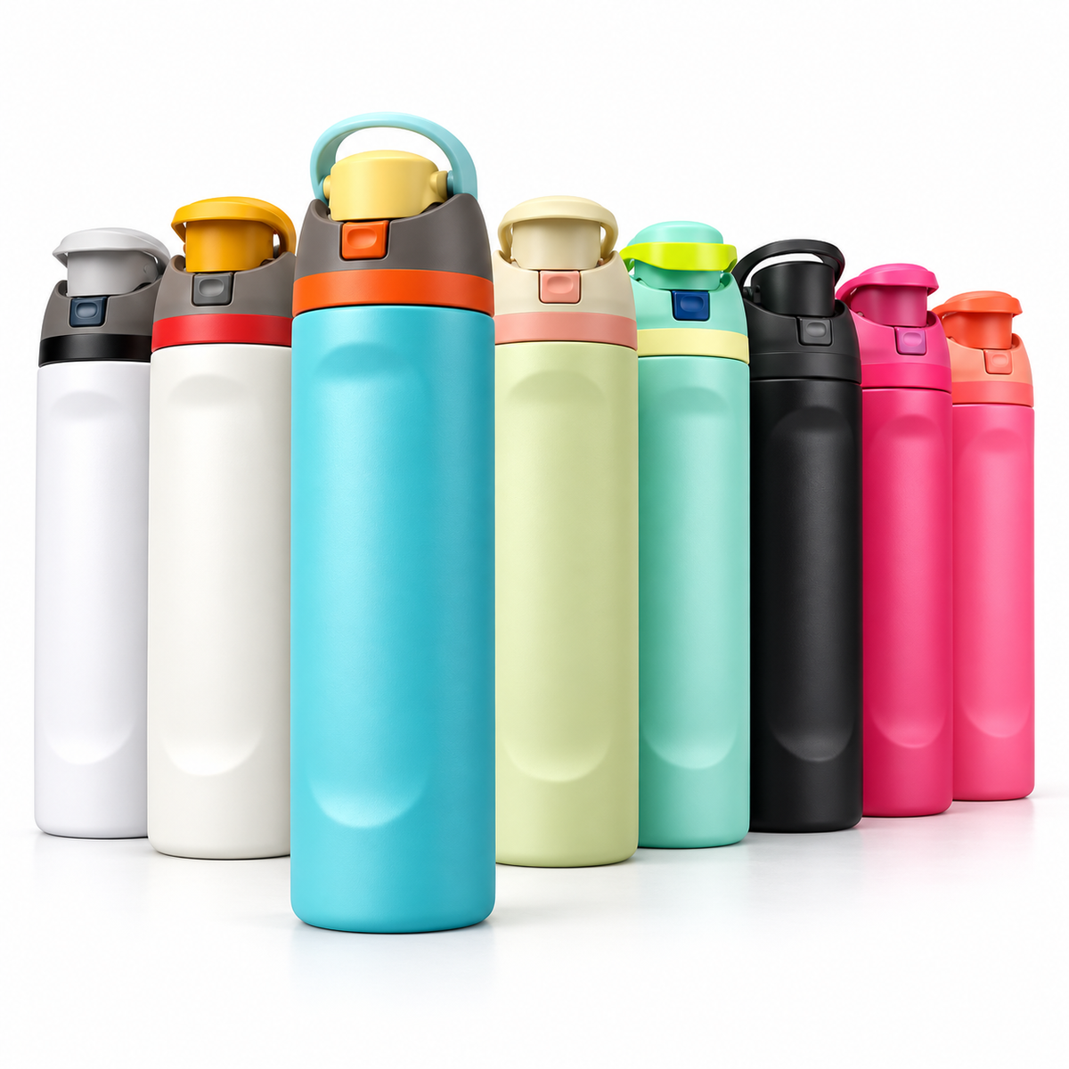 Termo tipo Owala TM04 de 680 ml en colores surtidos, venta por pieza